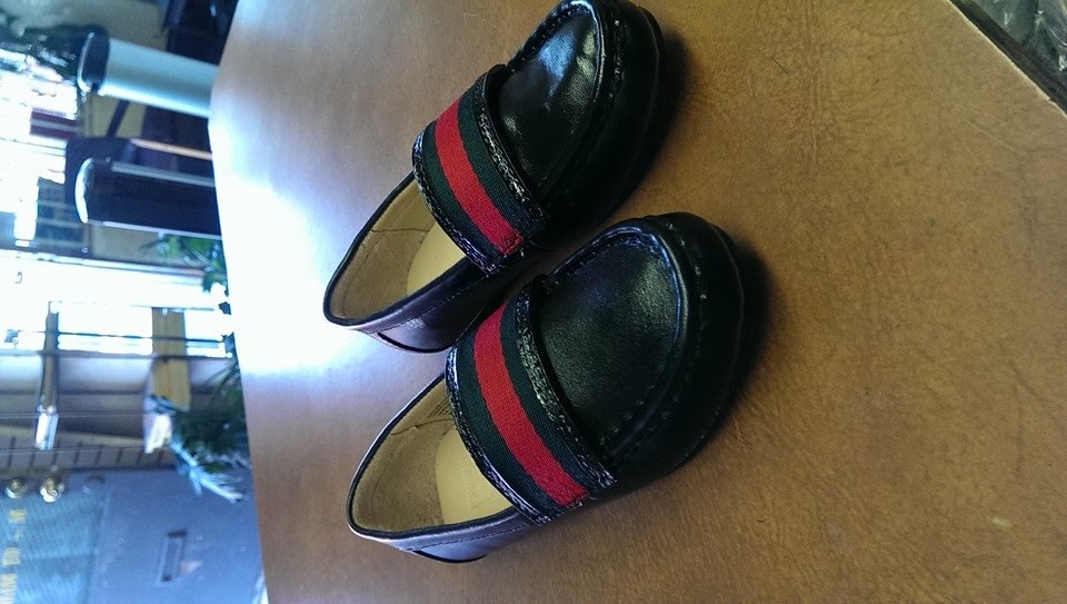 Loafers at the counter